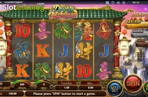 Скрин2. Double Happiness (SimplePlay) слот