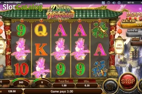 Скрин3. Double Happiness (SimplePlay) слот