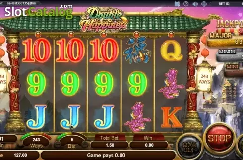 Скрин4. Double Happiness (SimplePlay) слот