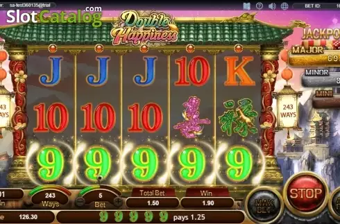 Скрин5. Double Happiness (SimplePlay) слот