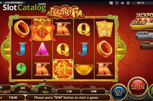 Скрин2. Lucky Fa слот