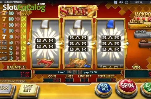 Скрин3. Super 7 (SimplePlay) слот