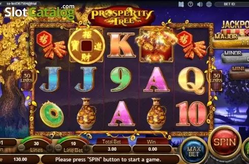 Скрин2. Prosperity Tree слот