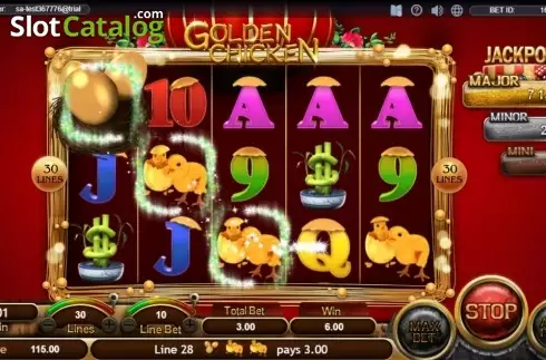 Скрин3. Golden Chicken (SimplePlay) слот