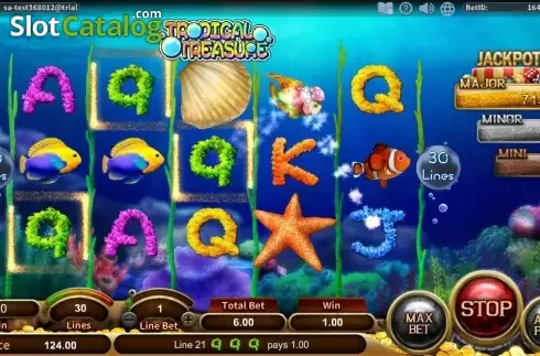 Скрин3. Tropical Treasure слот