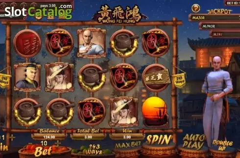 Скрин3. Wong Fei Hung слот
