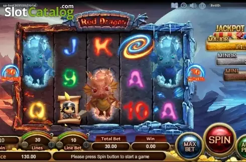 Скрин2. Red Dragon (SimplePlay) слот