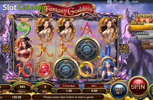 Скрин2. Fantasy Goddess слот