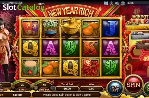 Скрин2. New Year Rich слот