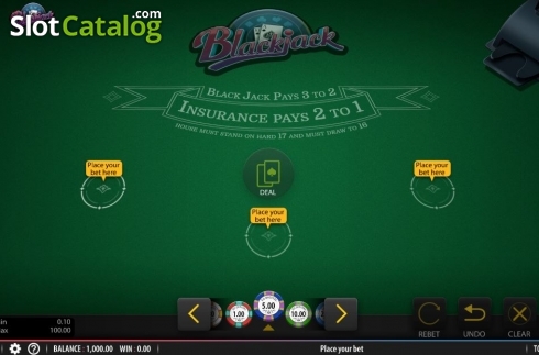 Скрин2. Blackjack (Shuffle Muster) слот