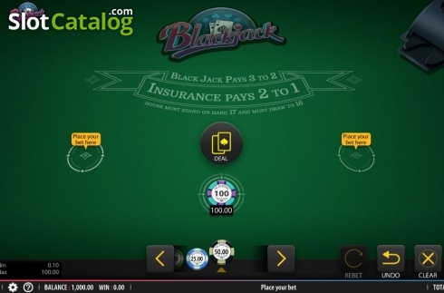 Скрин3. Blackjack (Shuffle Muster) слот