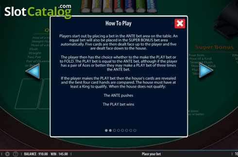 Скрин8. Crazy 4 Poker (Shuffle Master) слот
