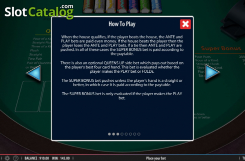 Скрин9. Crazy 4 Poker (Shuffle Master) слот