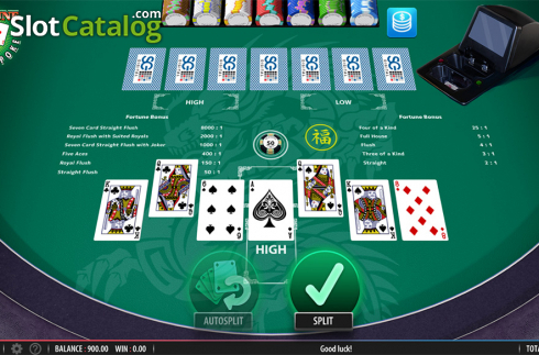 Скрин3. Fortune Pai Gow Poker слот