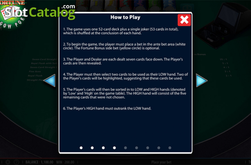 Скрин9. Fortune Pai Gow Poker слот