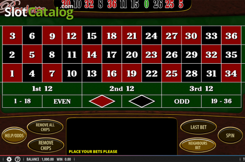 Скрин2. Original Roulette слот