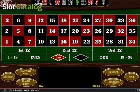 Скрин3. Original Roulette слот
