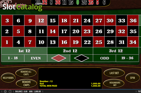 Скрин6. Original Roulette слот