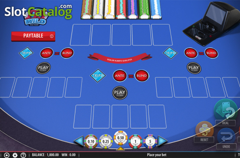 Скрин2. DJ Wild Stud Poker слот