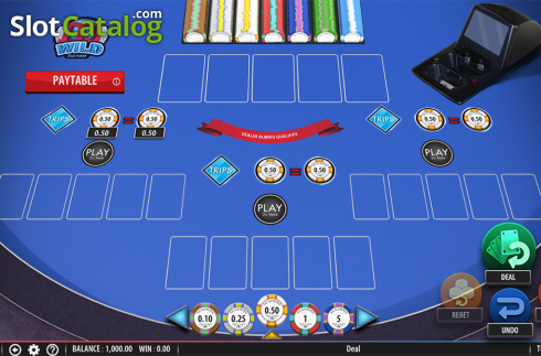 Скрин3. DJ Wild Stud Poker слот