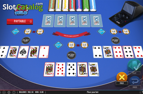 Скрин4. DJ Wild Stud Poker слот