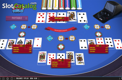 Скрин5. DJ Wild Stud Poker слот