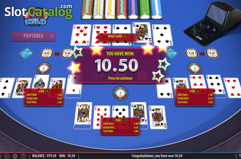 Скрин6. DJ Wild Stud Poker слот