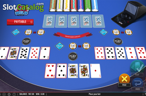 Скрин7. DJ Wild Stud Poker слот