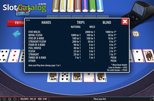 Скрин9. DJ Wild Stud Poker слот