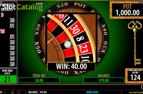 Скрин6. Key Bet Roulette слот