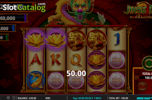 Скрин4. Jinse Dao Dragon слот