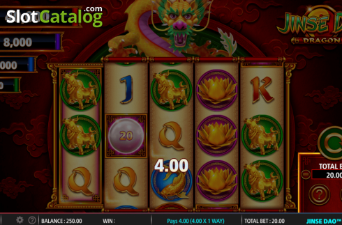 Скрин5. Jinse Dao Dragon слот