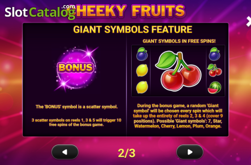 Скрин7. Cheeky Fruits слот