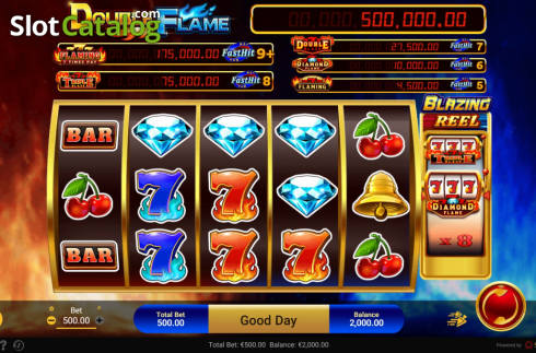 Скрин2. Double Flame слот