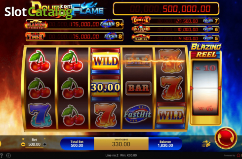Скрин3. Double Flame слот
