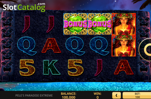 Скрин2. Peles Paradise Extreme слот