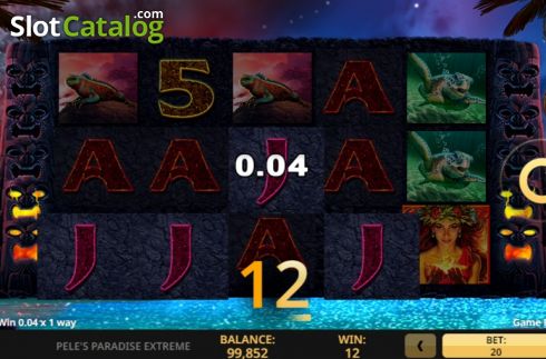 Скрин3. Peles Paradise Extreme слот