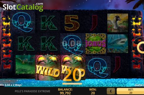 Скрин4. Peles Paradise Extreme слот
