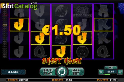 Скрин5. Ghost House (Nazionale Elettronica) слот
