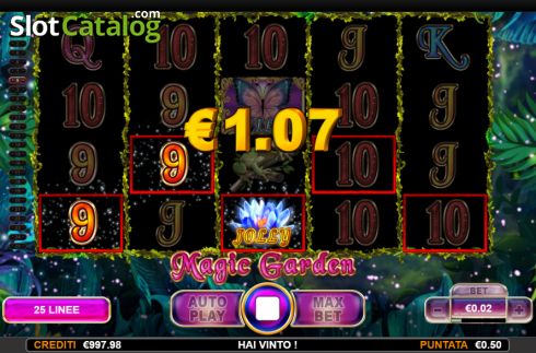 Скрин5. Magic Garden (Nazionale Elettronica) слот