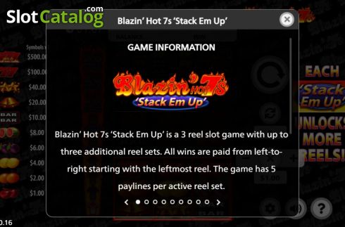 Скрин8. Blazin Hot 7s Stack Em Up слот