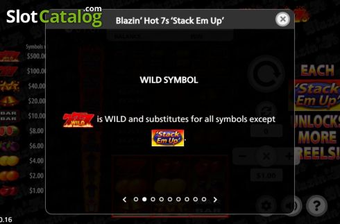 Скрин9. Blazin Hot 7s Stack Em Up слот