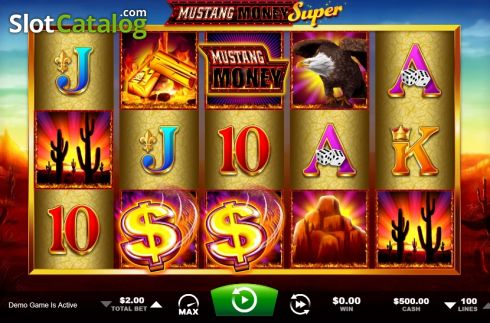 Скрин2. Mustang Money Super слот