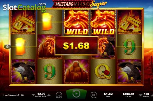 Скрин3. Mustang Money Super слот