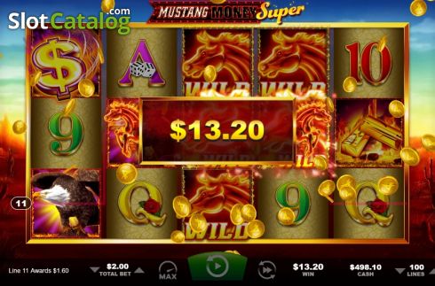 Скрин5. Mustang Money Super слот