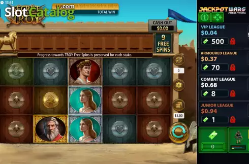 Скрин2. Secret of Troy слот