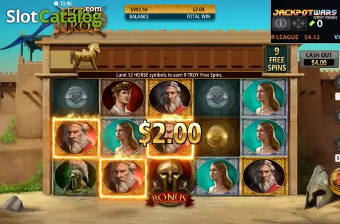 Скрин5. Secret of Troy слот