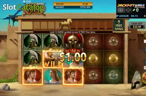 Скрин7. Secret of Troy слот