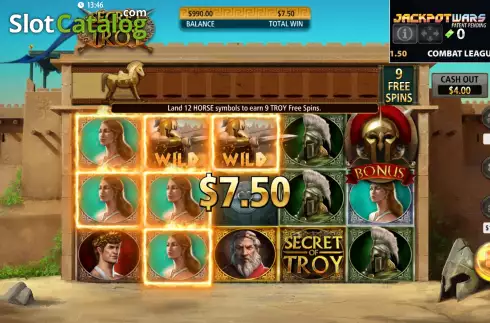 Скрин3. Secret of Troy слот