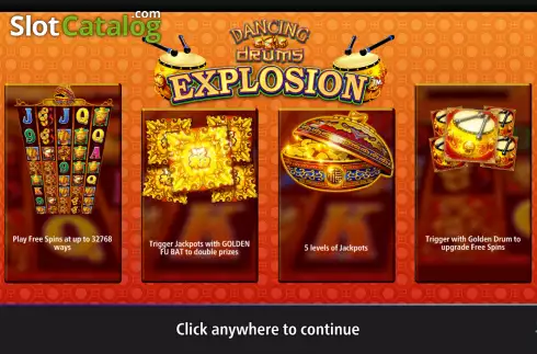 Скрин2. Dancing Drums Explosion слот